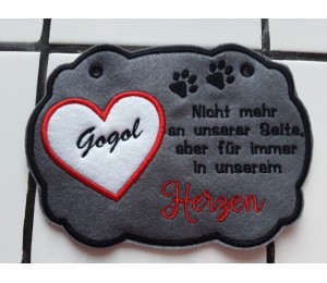 Stickserie - ITH Türschilder Hunde